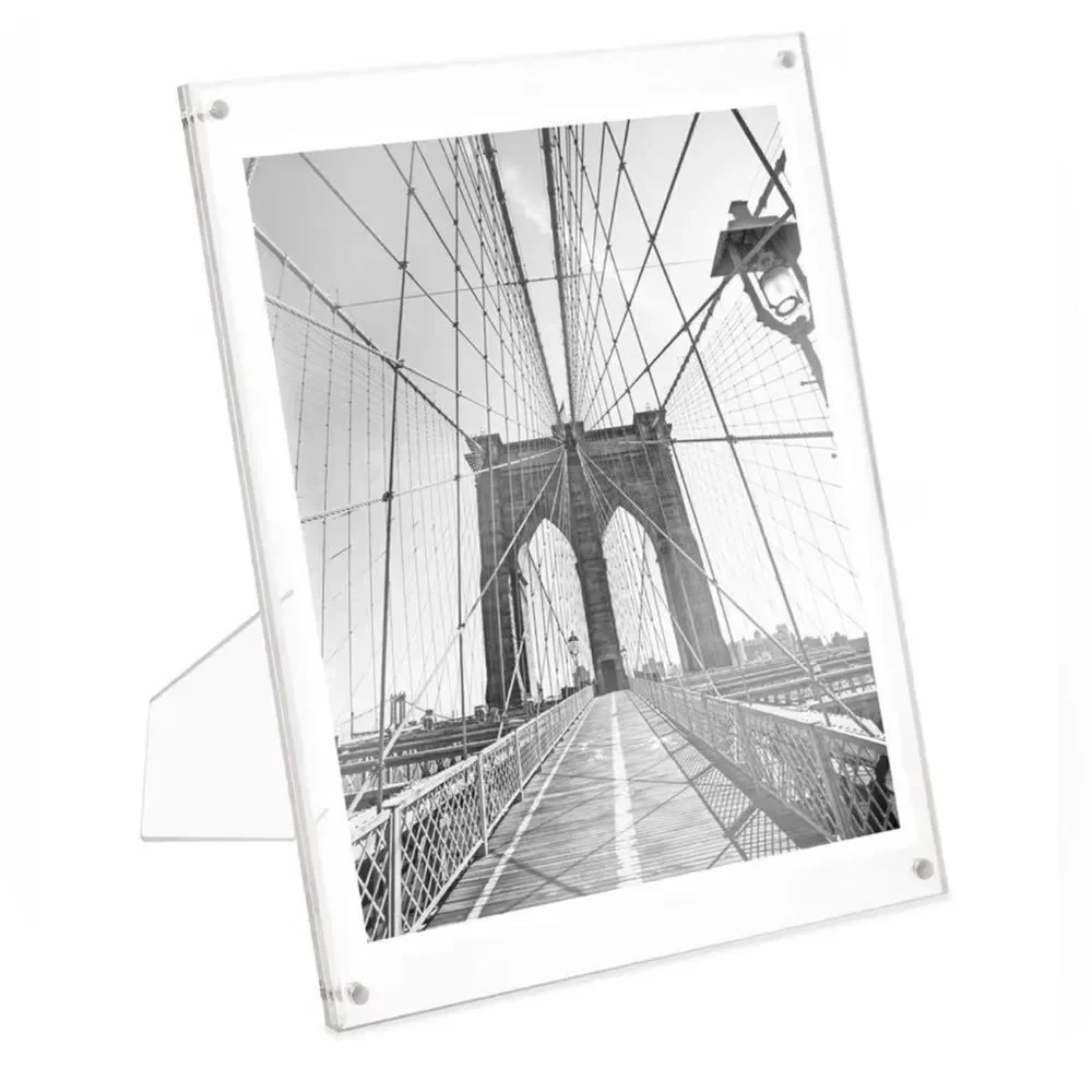 2 Pack - Acrylic Magnet Photo Frame